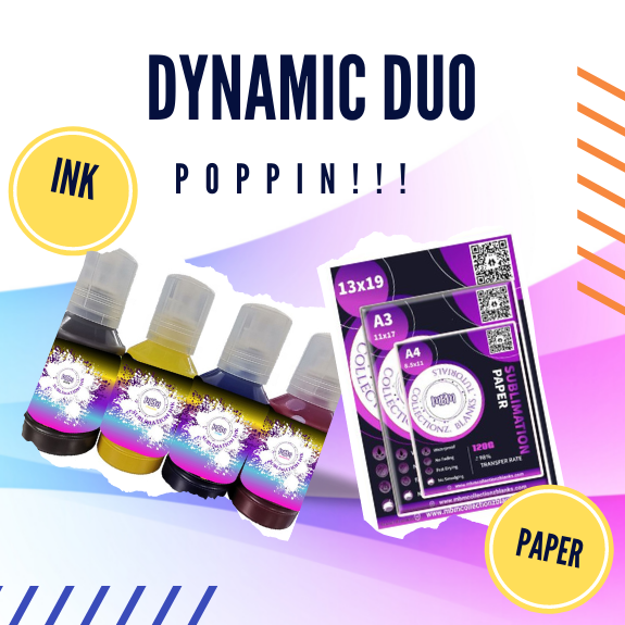 Dynamic Duo - MBM Sublimation Paper and MBM Sublimation Ink