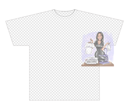Tshirt template (compatible with Affinity or Photoshop) freeshipping - MBM Collectionz & Blanks